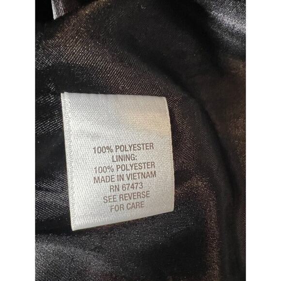 VTG CB Brand Satin Dress Dark Moody Floral Fairy Grunge Goth Party Event Sz 12 - Picture 9 of 10